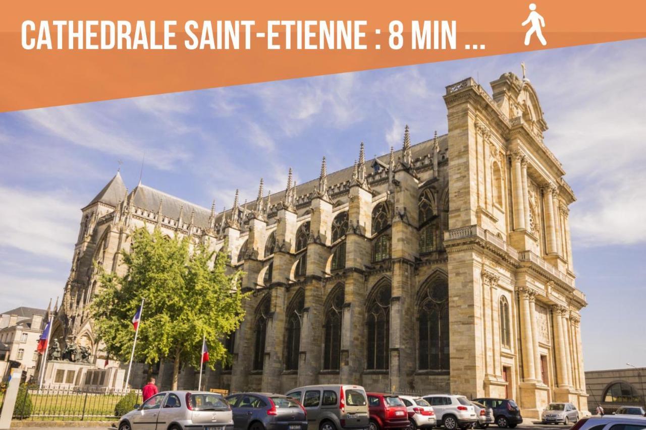 Promenade D'Automne - Netflix & Wifi - Climatisation- Parking Gratuit - Check-In 24H24 - Emplacement Velos - Goodmarning ชาลงส์-อ็อง-ชองปาญ ภายนอก รูปภาพ